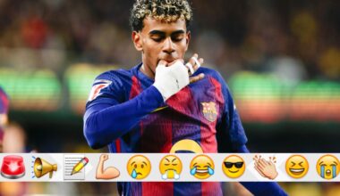 Para silbidos, los de Lamine Yamal