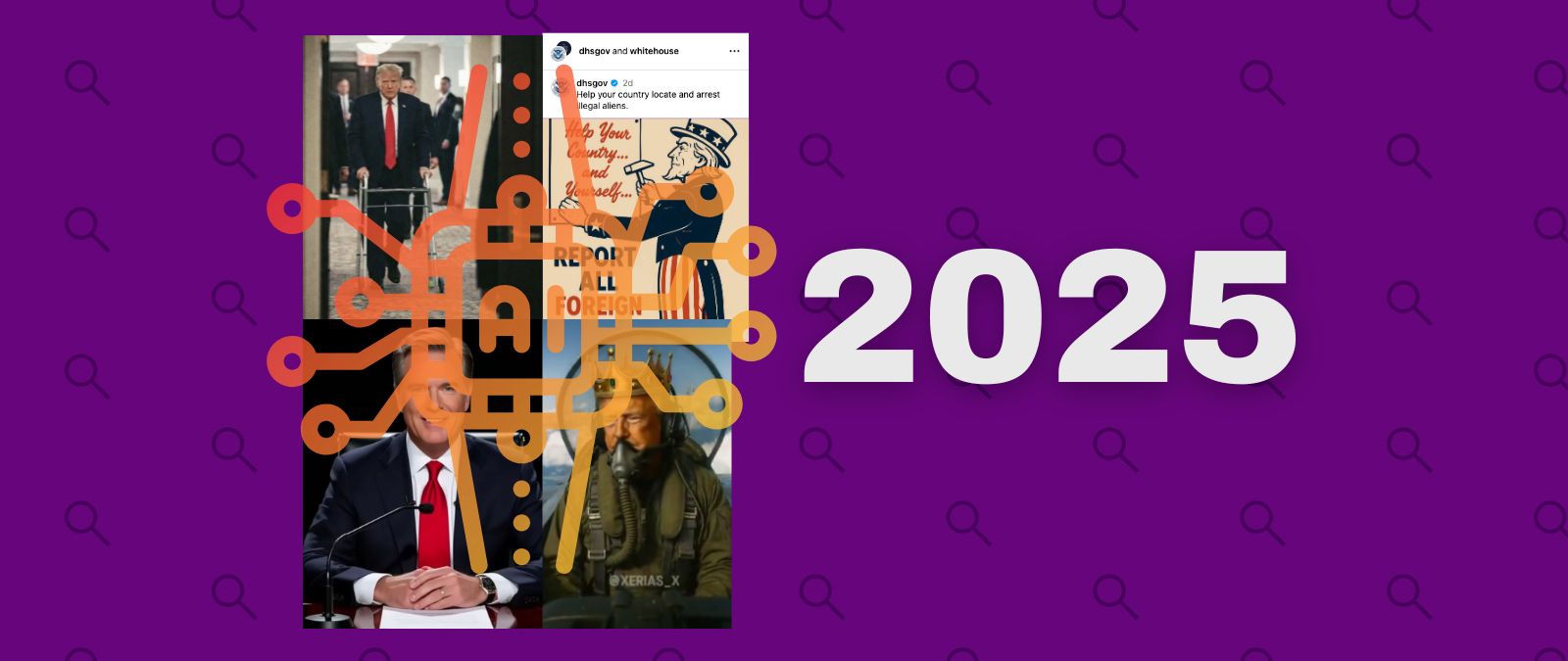 Así se utilizó la inteligencia artificial en política en 2025: burlas, propaganda y ataques