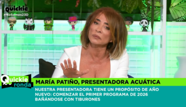 María Patiño se bañará con tiburones en el primer programa de 'No somos nadie' de 2026: "Me comprometo"