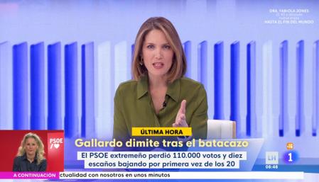 Silvia Intxaurrondo, en 'La Hora de La 1'