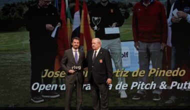 José María Ortiz de Pinedo, homenajeado en la Gala del Golf Español 2025.