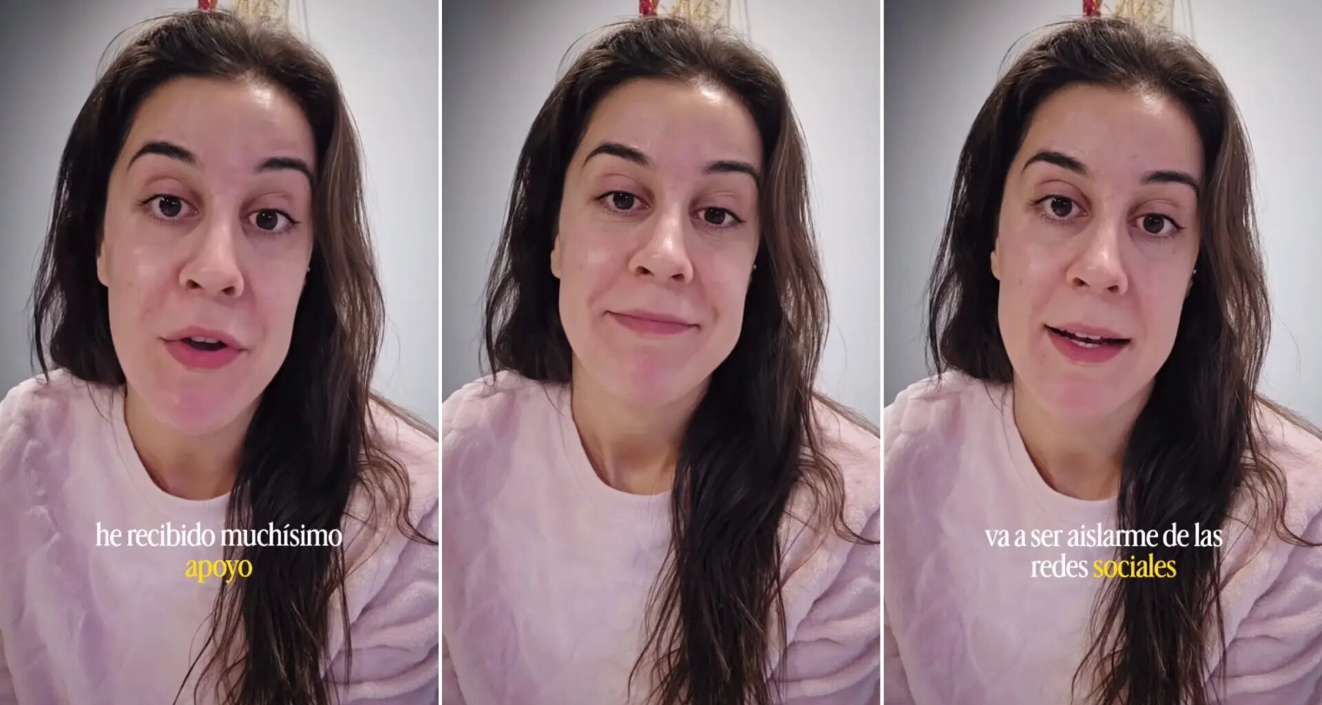 "He colapsado y va siendo hora de pensar en una misma"