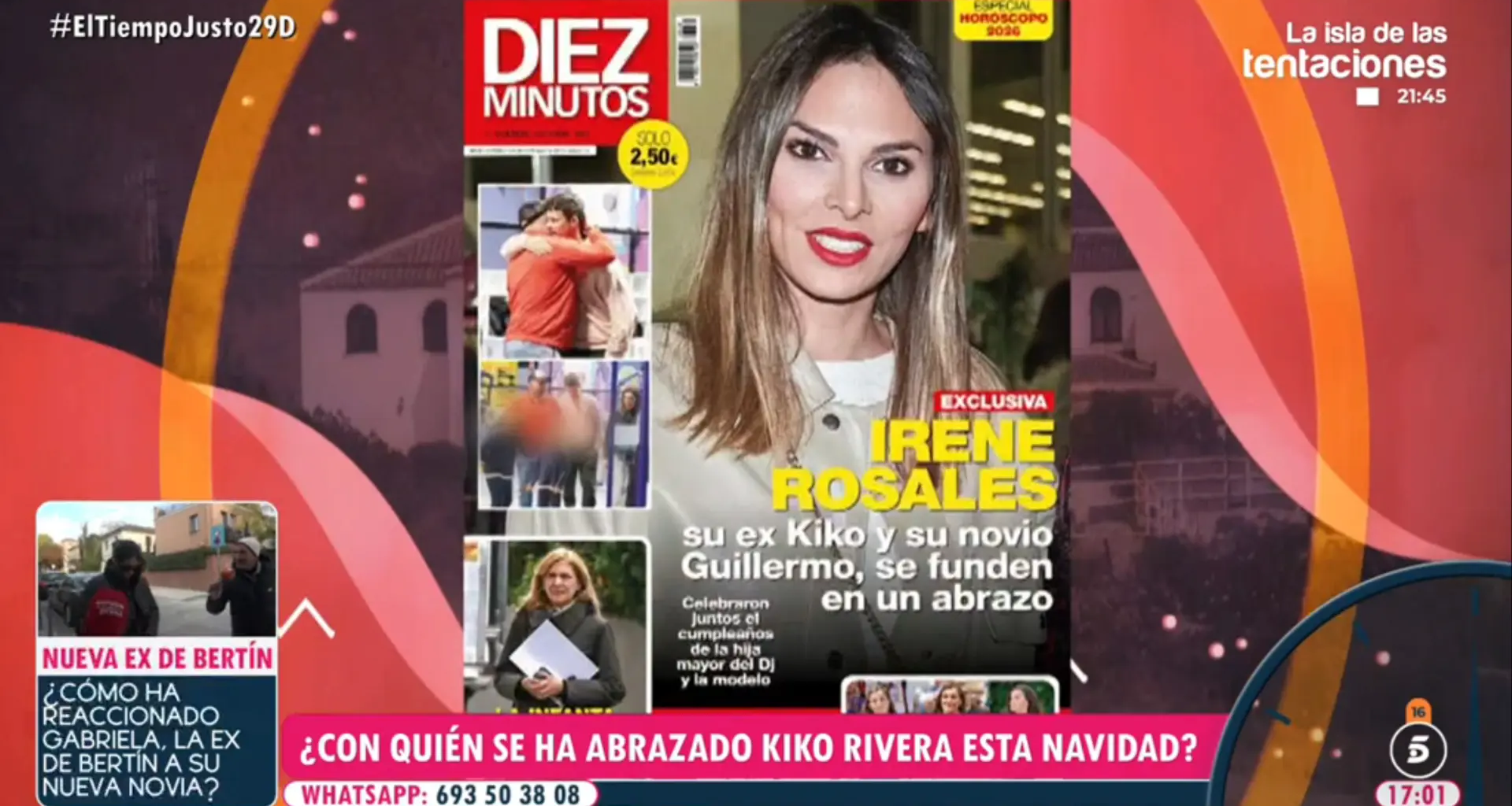 "Se les ve hablar a los dos solos"