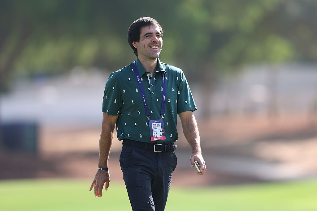 Javier Ballesteros, en un torneo en Dubái