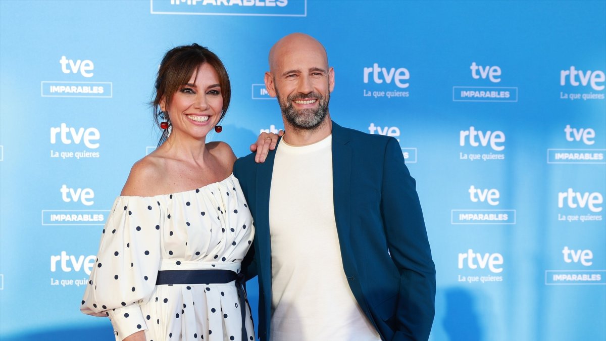 Marta Flich y Gonzalo Miró, en la presentación de la temporada 2025/2026 de TVE.