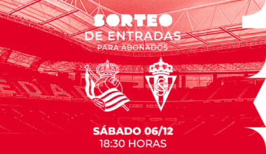 Sorteo de las entradas para el Real Sociedad B-Sporting | Real Sporting