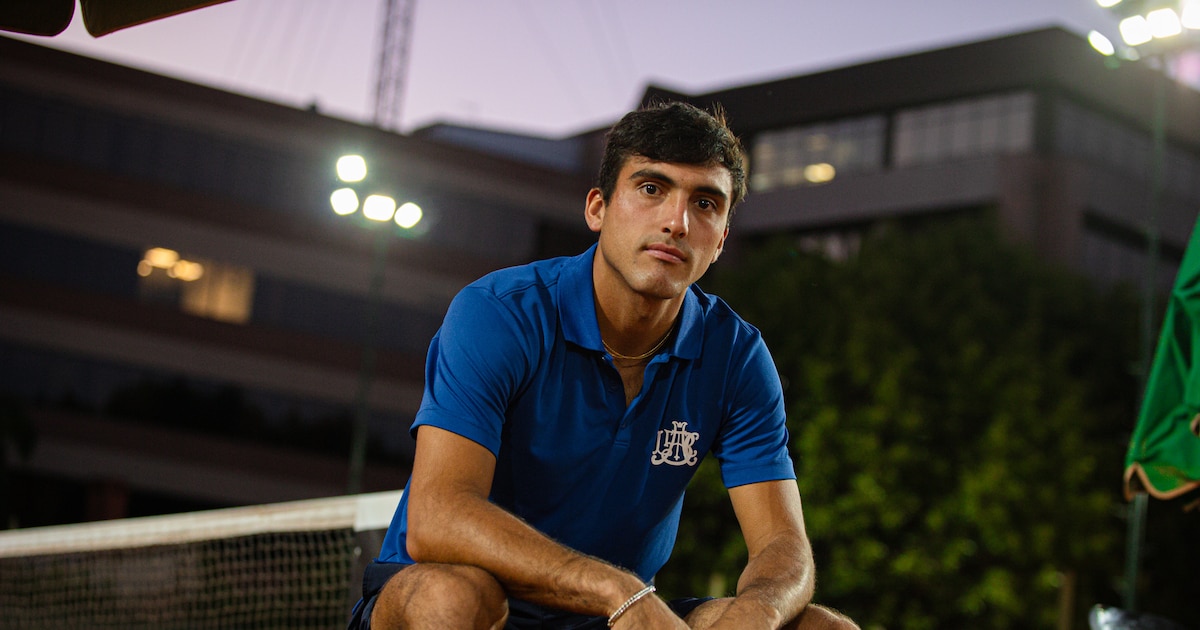 Román Burruchaga y el desafío de construir un nombre propio en el tenis argentino: “Siento que tengo el nivel y confío mucho en mí”