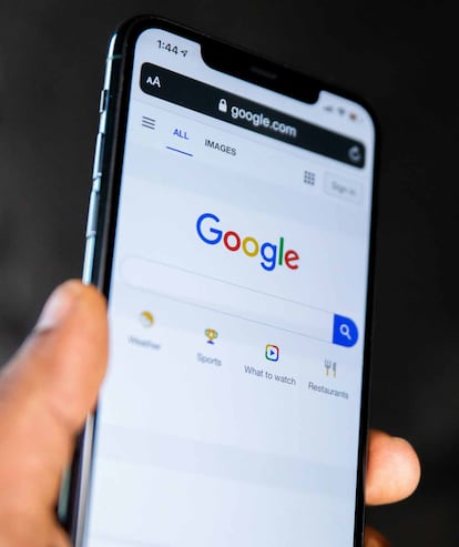 Smartphone con el renegado Google Chrome