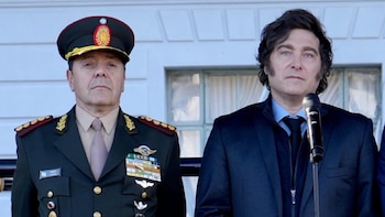 Javier Milei y Carlos Alberto
