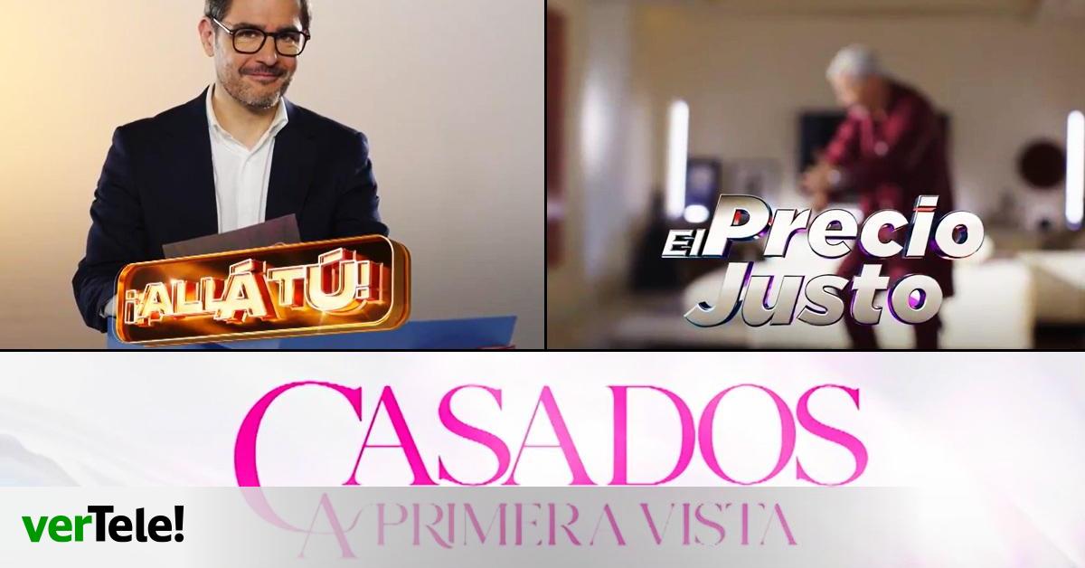 Telecinco inicia la promoción de 'Casados a primera vista' y calienta el regreso de 'El precio justo' y '¡Allá tú!'
