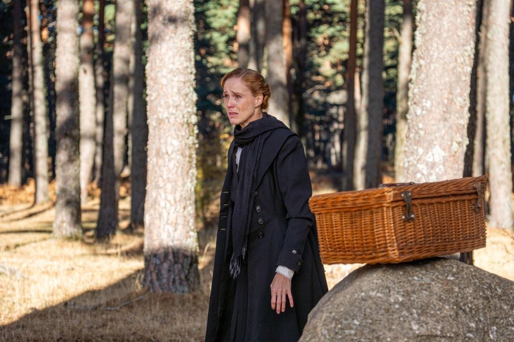 María Castro en el rodaje de la nueva temporada de 'La promesa'