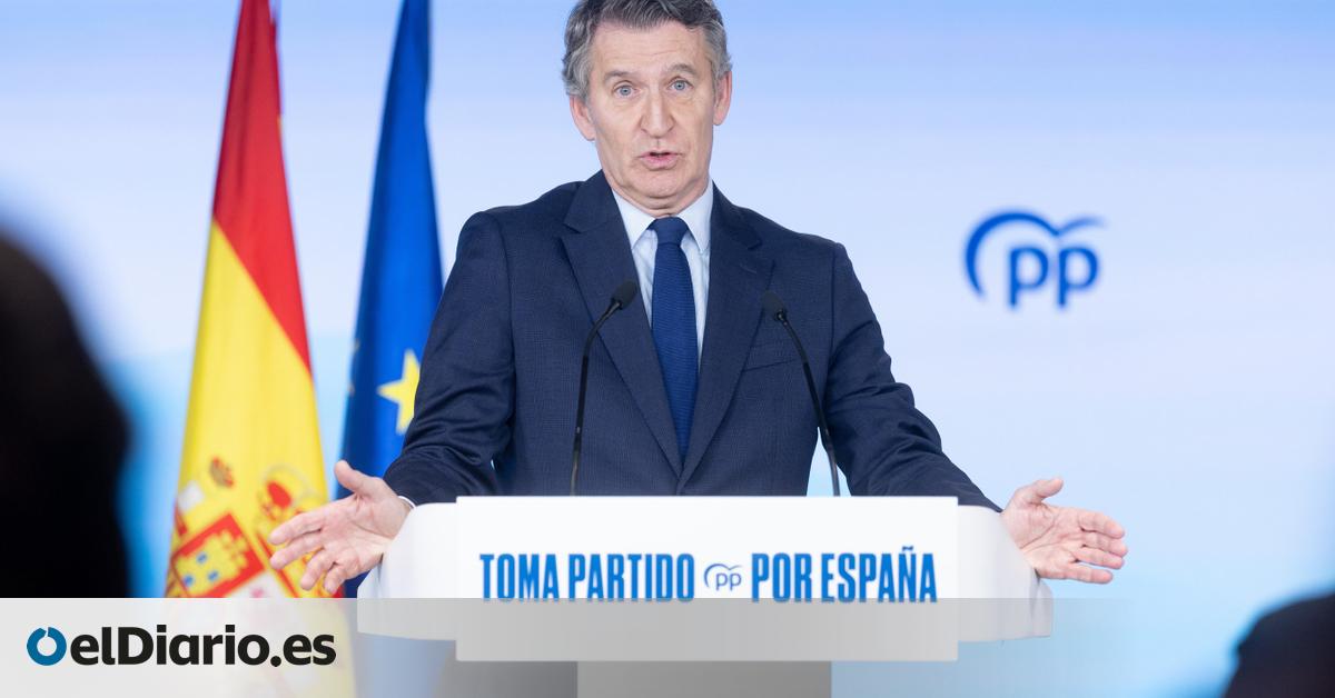 Feijóo asume gobiernos "proporcionales" con Vox: "Intentaremos en solitario; si no, debemos conseguir acuerdos" - elDiario.es