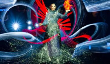 El asturiano Frodo DKL diseña un espectacular vestido para Cristina Pedroche en «El Hormiguero» - La Voz de Asturias