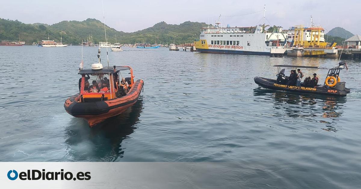 Cuatro españoles desaparecidos tras el naufragio de una embarcación en Indonesia