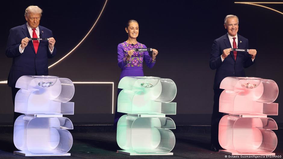 Trump, Sheinbaum y Carney encabezan sorteo del Mundial 2026 – DW – 05/12/2025