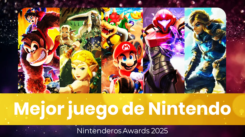 ¡Comienza la 2ª Fase de los Nintenderos Awards 2025! ¡Vota ya por los 5 candidatos a mejor juego de Nintendo del año!