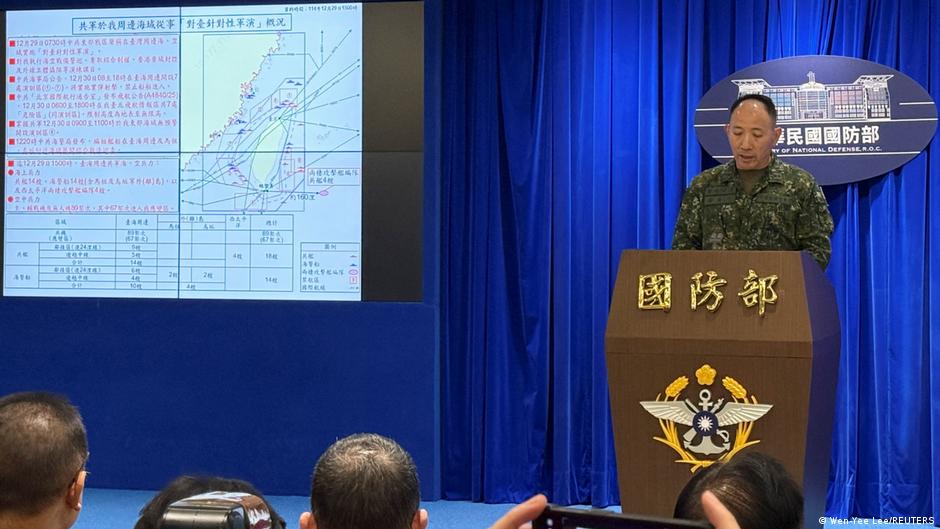 maniobras militares chinas reavivan temor a invasión – DW – 29/12/2025