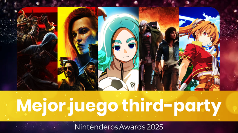 Nintenderos Awards 2025: ¡Vota ya por el mejor juego third-party del año en Nintendo!