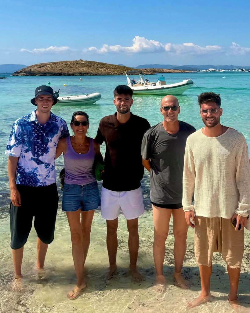 La familia de Zidane, muy unida