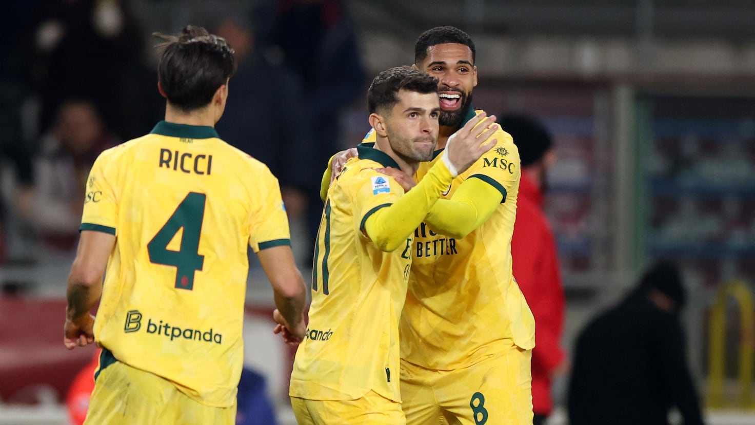 Pulisic en 10 minutos lleva al Milan al triunfo