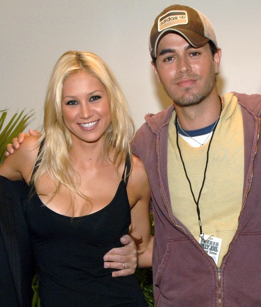 Anna Kournikova y Enrique Iglesias en el Billy Joel Solo Tour Opener en 2006