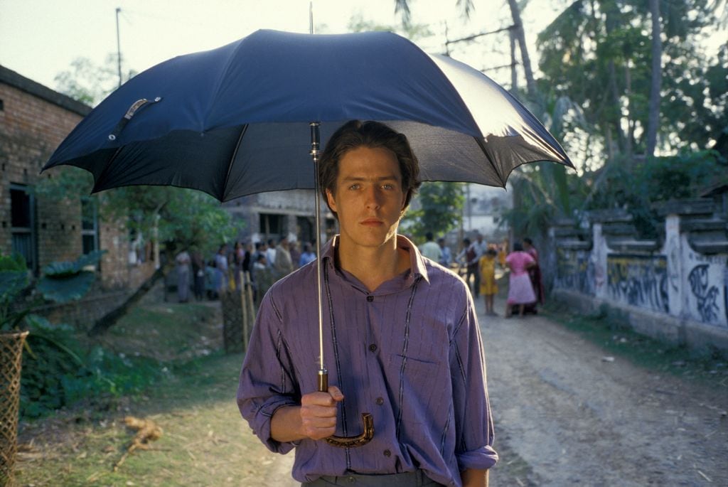Hugh Grant en el rodaje de 'La Nuit Bengali'