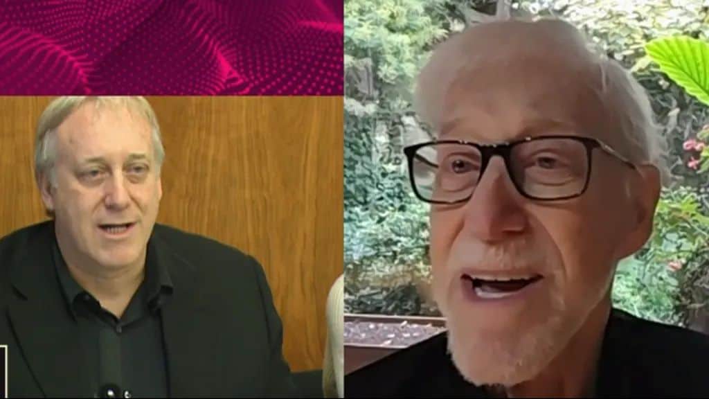 Josep María Mainat en una imagen de antes y otra de la actualidad, interviniendo en 'El programa de Ana Rosa'