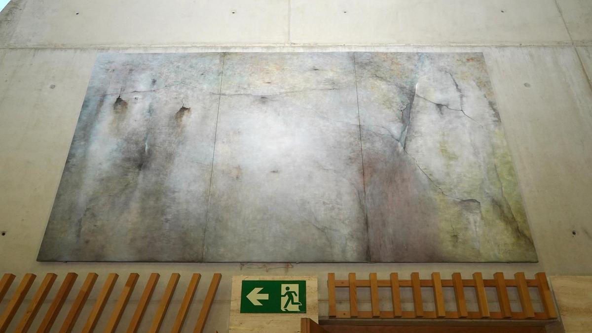 La segunda de las obras donadas por el artista.