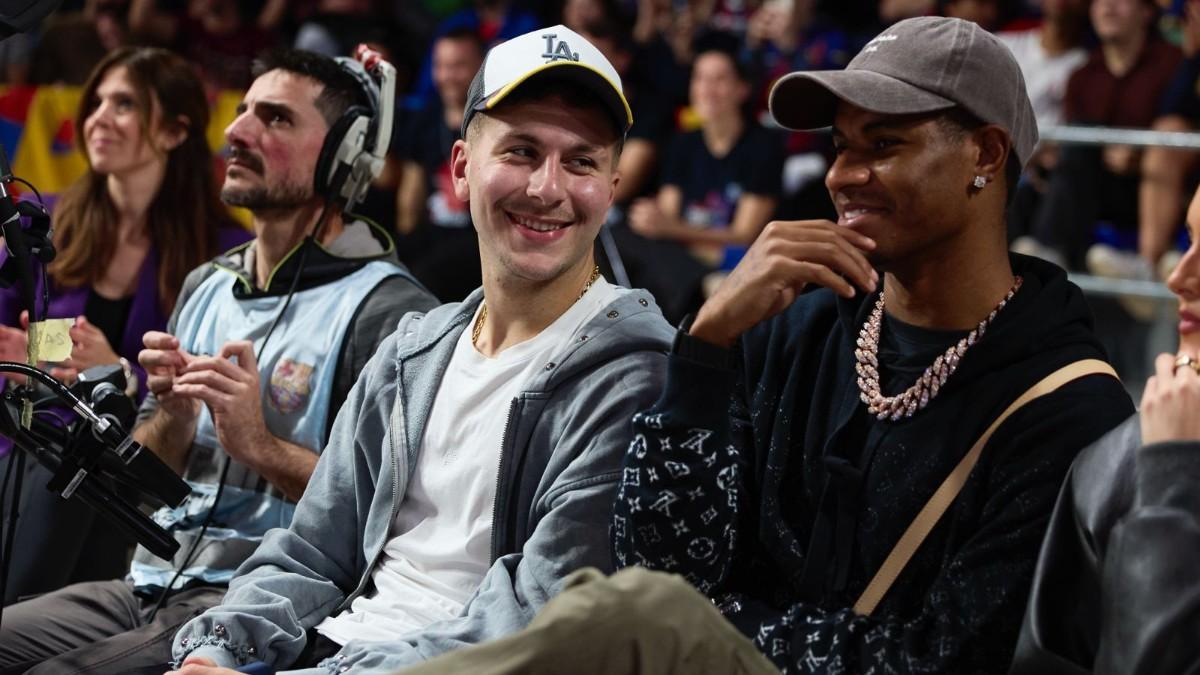 Roony y Rashford disfrutaron en el Palau