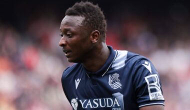El Valencia presenta una oferta de compra por Umar Sadiq: lo que pide la Real Sociedad