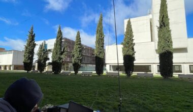 El radioclub de la ETSIT de Valladolid este martes