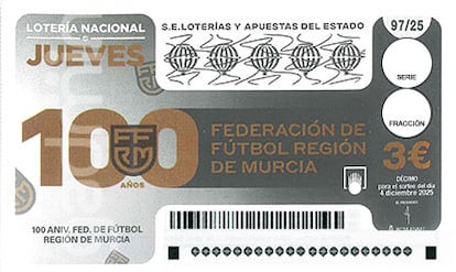 Décimo de Lotería Nacional del jueves 4 de diciembre de 2025