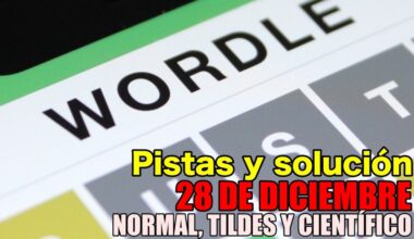 Wordle en español y tildes para el reto de hoy 28 de diciembre: pistas y solución
