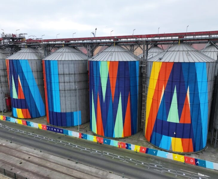 El proyecto de arte urbano de Boa Mistura en Santander