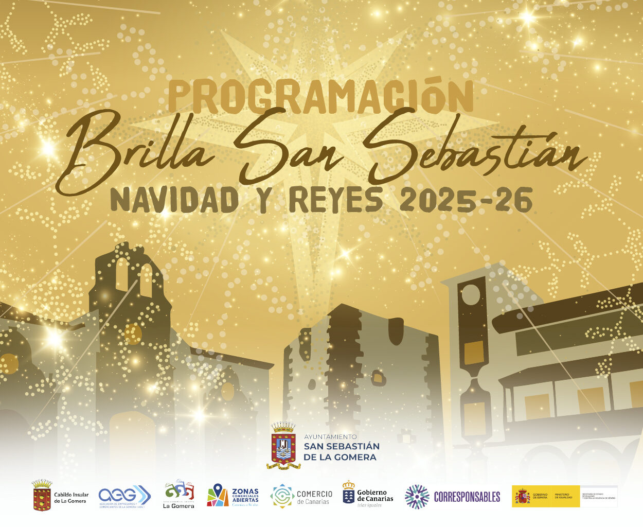 El Ayuntamiento de San Sebastián de La Gomera presenta su programa de Navidad y Reyes "Brilla San Sebastián"