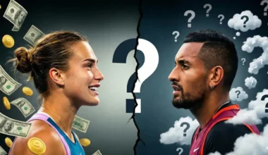 Mientras Aryna Sabalenka ganó 45 millones de dólares en su carrera en el tenis, esto cosechó Nick Kyrgios