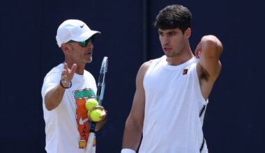 Los primeros días de Alcaraz sin Ferrero preparando el Open de Australia: entrenamiento en Murcia, el trabajo con Samu López y su nuevo tatuaje