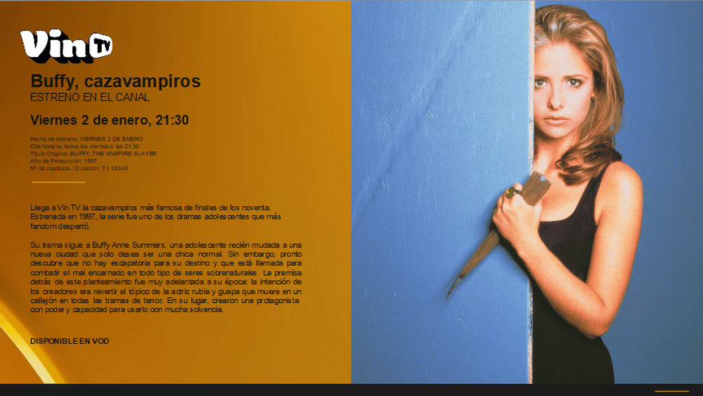 Buffy Cazavampiros en VinTV