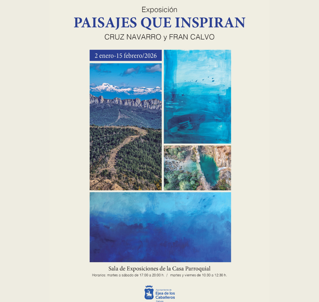 En este momento estás viendo “Paisajes que Inspiran”: muestra artística de pintura y fotografía de Cruz Navarro y Fran Calvo