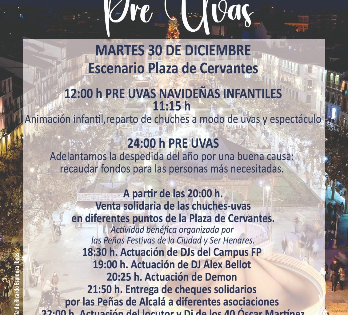 Alcalá de Henares adelanta el fin de año con las preuvas solidarias en la Plaza de Cervantes