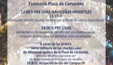 Alcalá de Henares adelanta el fin de año con las preuvas solidarias en la Plaza de Cervantes