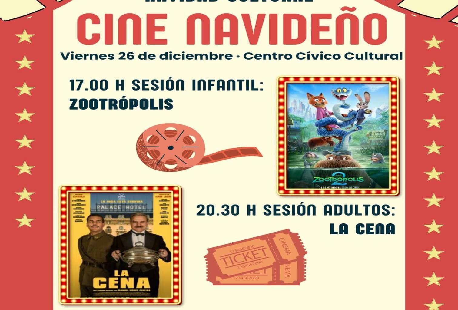 En este momento estás viendo Viernes de cine para público infantil y para público adulto: “Zootrópolis 2” y “La cena”