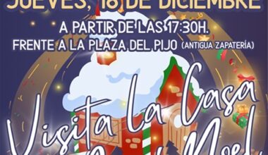 Visita la casa de Papá Noel este jueves en la antigua zapatería de la calle San Juan