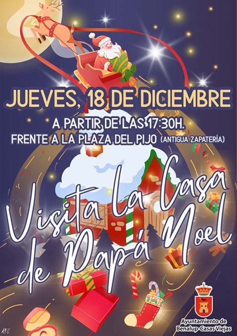 Visita la casa de Papá Noel este jueves en la antigua zapatería de la calle San Juan