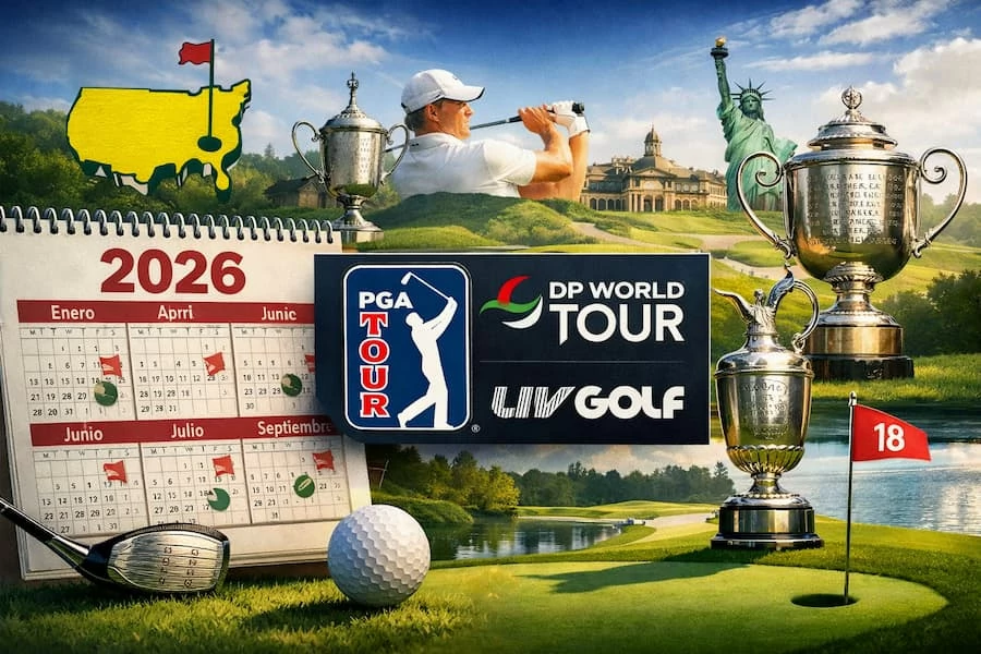 Las grandes citas del golf en 2026 que no te puedes perder