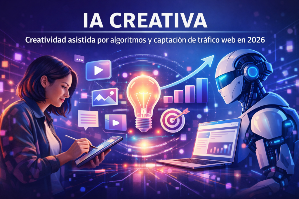 IA creativa: qu&eacute; es la creatividad asistida por algoritmos y c&oacute;mo te ayuda a captar tr&aacute;fico web en 2026 - ChatGPT Image 30 dic 2025 09 54 07
