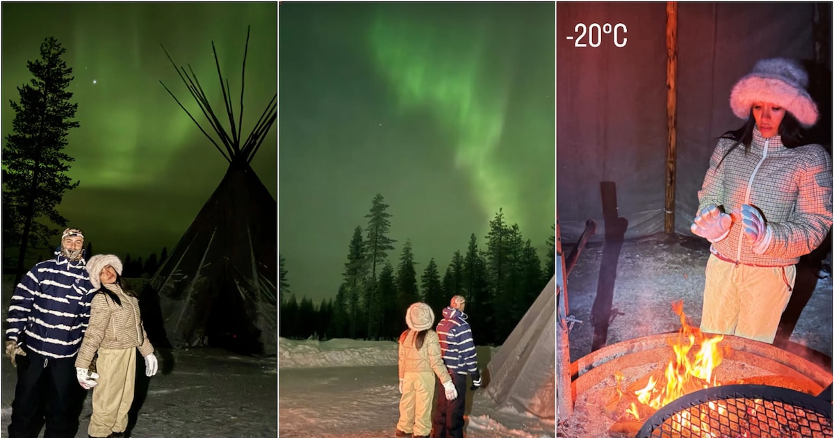 El viaje soñado de María Becerra y J Rei por el cielo mágico de Finlandia: “Qué afortunados somos”