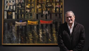 La última visita de García Ergüin al Itsasmuseum fue un homenaje en vida