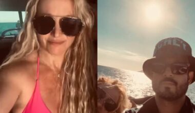 "La princesa del pop" dio un paseo en yate junto a un misterioso hombre. Foto: Instagram.