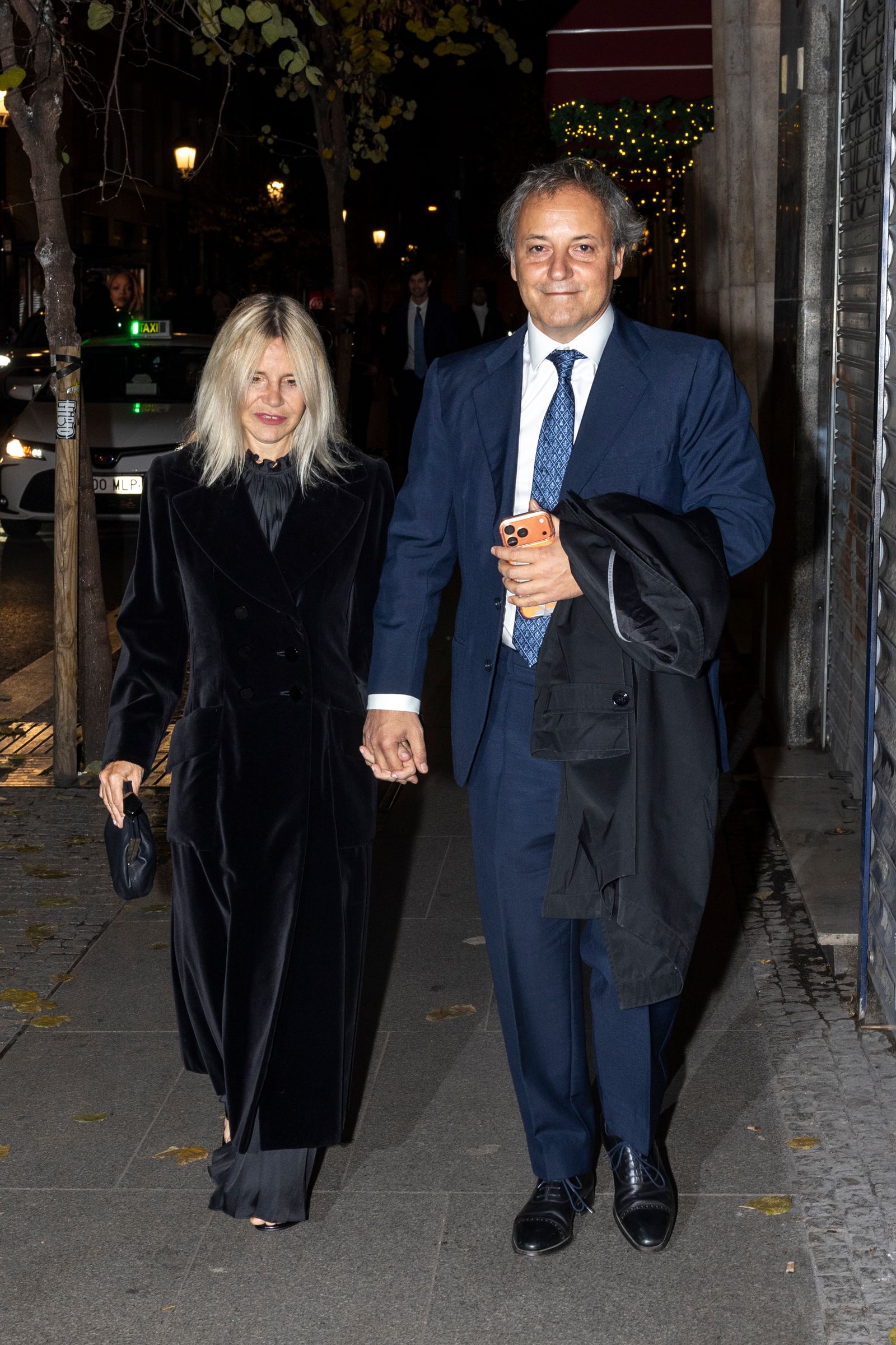 Eugenia Martínez de Irujo y Narcís Rebollo acuden a la fiesta de Navidad de Fernando Martínez de Irujo en Madrid.